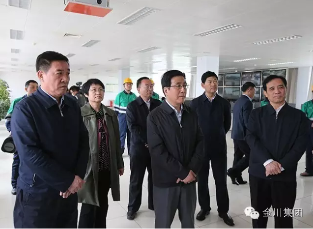 甘肃省代省长林铎来金川集团调研